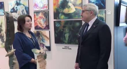 AK Parti Genel Başkan Yardımcısı Yayman'dan ArtAnkara 12. Uluslararası &Ccedil;ağdaş Sanat Fuarı'na ziyaret