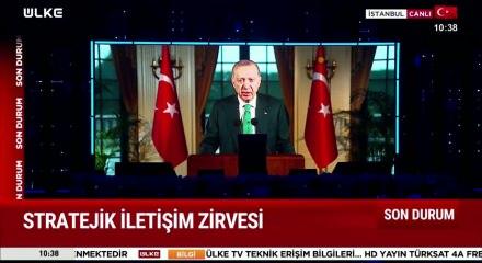 Başkan Erdoğan'dan Stratejik İletişim Zirvesi'ne video mesaj