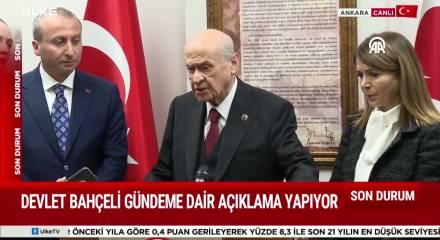 Devlet Bah&ccedil;eli: "İsrail'in karanlık emelleri son bulmalı"