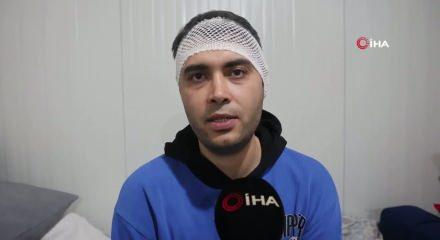Hatay'da yatağında yatarken yorgun merminin hedefi olan vatandaş o anları anlattı!