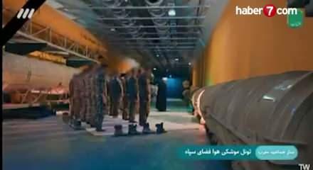 İran askerleri f&uuml;ze t&uuml;nelinde cemaatle akşam namazı kıldı