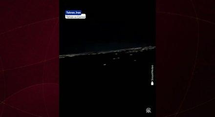 İran karanlığa g&ouml;m&uuml;ld&uuml;