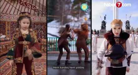 Kazakistan'da başladı, T&uuml;rk devletlerinde akım oldu: Kartal Dansı