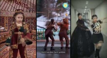 Kazakistan'da başladı, T&uuml;rk devletlerinde akım oldu: Kartal Dansı
