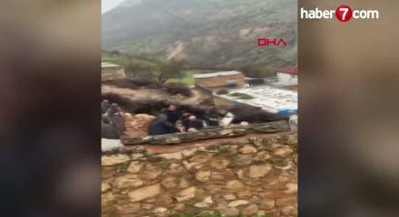 Mardin'de ahır &ccedil;&ouml;kt&uuml; 50 k&uuml;&ccedil;&uuml;kbaş hayvan telef oldu!