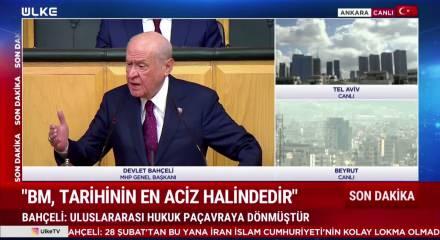 MHP lideri Devlet Bah&ccedil;eli ABD'ye "Asıl rejim değişikliği İsrail'de yaşanmalıdır" dedi