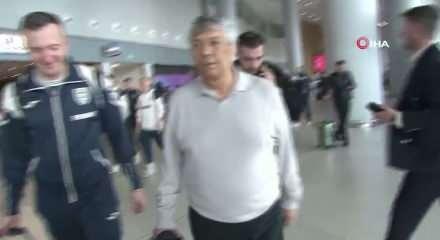 Milli takımımız rakibi Romanya takımı İstanbul'a geldi