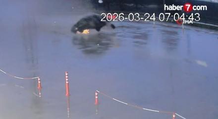 Otomobilin 60 metre boyunca defalarca takla attığı kaza kamerada!