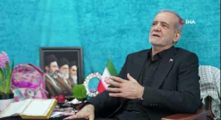  Pezeşkiyan: "D&uuml;nyanın &ouml;zg&uuml;r halklarının kalpleri siyonistlerle birlikte değil"