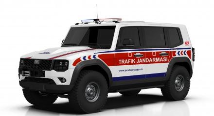 T&uuml;rkiye'nin ilk yerli ve milli zırhlı SUV aracı TULGA 4x4 g&ouml;reve başladı