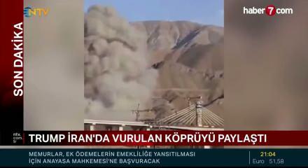 ABD ve İsrail, İran'ın Kerec kentindeki B1 K&ouml;pr&uuml;s&uuml;'n&uuml; bir kez daha vurdu