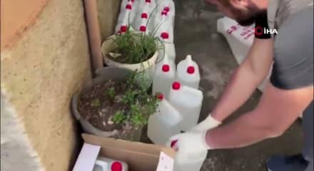 Adana'da sahte alkol operasyonu: 1 ton etil alkol ele ge&ccedil;irildi