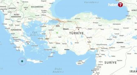 Akdeniz'de 4,7 b&uuml;y&uuml;kl&uuml;ğ&uuml;nde deprem