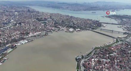 Aşırı yağışların ardından Hali&ccedil; &ccedil;amura bulandı!