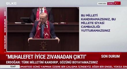 Cumhurbaşkanı Erdoğan "Darbeciliğin kitabını CHP yazmıştır" dedi 