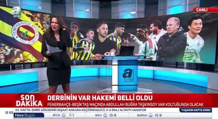 Derbiye saatler kala VAR hakemi duyuruldu: Fenerbah&ccedil;e-Beşiktaş ma&ccedil;ı