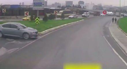 K&uuml;&ccedil;&uuml;k&ccedil;ekmece&rsquo;de ters y&ouml;nde ilerleyen s&uuml;r&uuml;c&uuml;ye 31 bin lira ceza