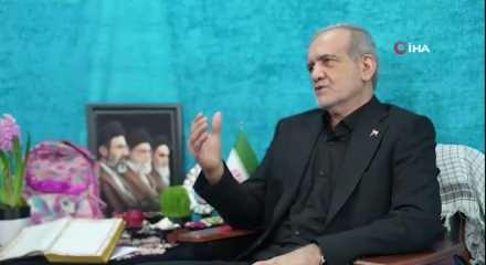 Pezeşkiyan: "Savaşın sona ermesi İran halkının g&uuml;venliği ve &ccedil;ıkarlarının garanti altına alınmasına bağlı"