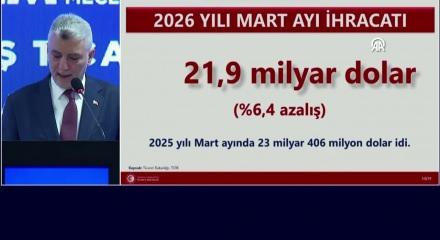 Ticaret Bakanı &Ouml;mer Bolat mart ayı dış ticaret verilerini a&ccedil;ıkladı!