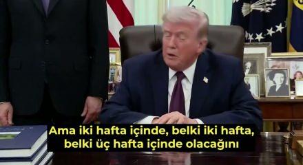 ABD başkanı Trump savaşı bitireceği tarihi a&ccedil;ıkladı