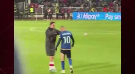 T&uuml;rkiye-Kosova ma&ccedil;ı sonrasında viral olan g&ouml;r&uuml;nt&uuml;