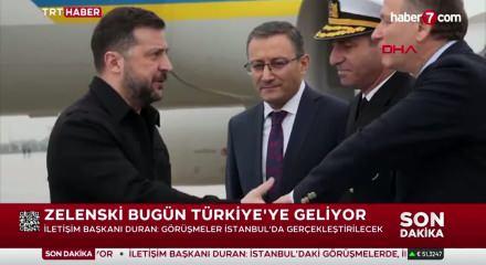 Ukrayna Devlet Başkanı Vladimir Zelenskiy, İstanbul'da