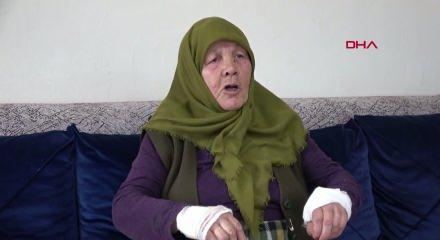 85 yaşındaki komşusunu yaralayıp bileziklerini gasp etti
