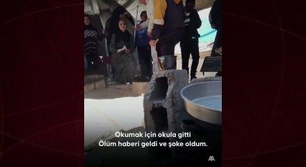 9 yaşındaki Gazzeli Ritac, gittiği okuldan kefenle d&ouml;nd&uuml;