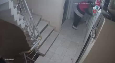 Esenyurt&rsquo;ta şaşkına &ccedil;eviren hırsız: Kapıyı a&ccedil;amayınca iğren&ccedil;lik yaptı