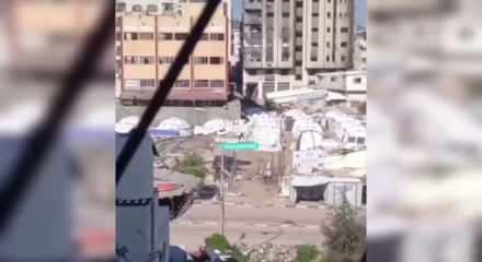 İsrail saldırısı canlı yayına yansıdı! Bebek ve &ccedil;ocukların &ccedil;ığlıkları y&uuml;rek sızlattı