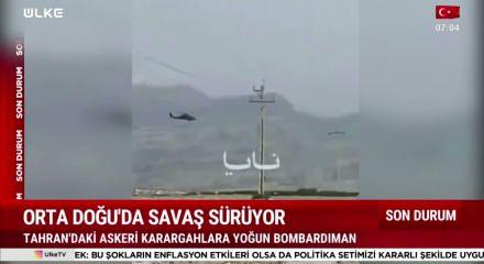 ABD ve İsrail'in geceden bu yana d&uuml;zenlediği saldırılarda İran'da 34 kişi &ouml;ld&uuml;