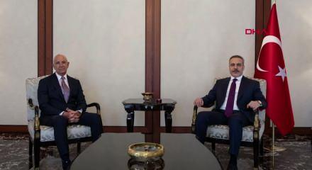 Bakan Fidan Tom Barrack'ı kabul etti