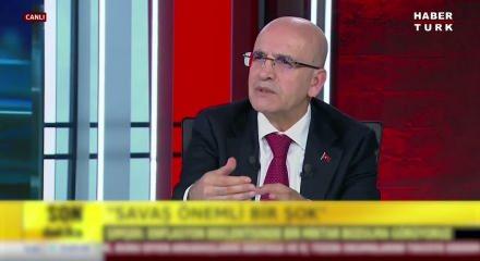 Bakan Mehmet Şimşek "Enflasyonda bir miktar bozulma var" dedi