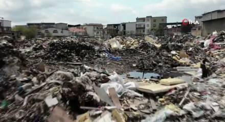 İzmir'in Buca il&ccedil;esi Hindistan'dan daha berbat durumda! G&ouml;r&uuml;nt&uuml; herkesi korkuttu