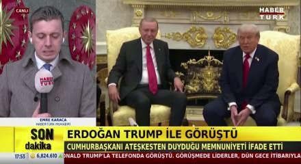 Cumhurbaşkanı Erdoğan, ABD Başkanı Trump'la telefonda g&ouml;r&uuml;şt&uuml;