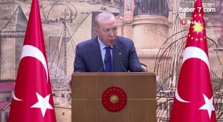 Cumhurbaşkanı Erdoğan: 'Bug&uuml;n &uuml;lkemizde kadınlar her alanda daha &ccedil;ok katma değer &uuml;retiyor'