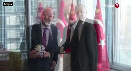 Cumhurbaşkanı Erdoğan, FIFA Başkanı Infantino'yu kabul etti