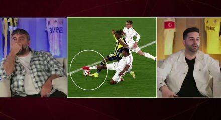 Spor yorumcuları arasında penaltı tartışması! &Uuml;mit &Ouml;zat'ı o s&ouml;zler &ccedil;ileden &ccedil;ıkarttı