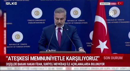 Dışişleri Bakanı Hakan "D&uuml;nya İsrail'in sabotajlarına ses &ccedil;ıkarmalı" dedi.