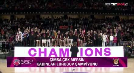 EuroCup'ta şampiyon &Ccedil;imsa &Ccedil;BK Mersin