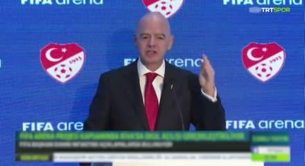  FIFA Başkanı Infantino "T&uuml;rkiye tezah&uuml;ratı" yaptırdı