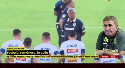 George Hagı Lucescu'nun &ouml;l&uuml;m&uuml; sonrası canlı yayında g&ouml;zyaşlarını tutamadı