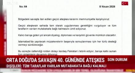 İran savaşında alınan ateşkes kararı sonrasından T&uuml;rkiye'den peş peşe uyarılar geldi