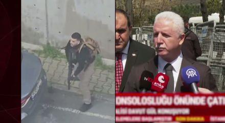 İsrail konsolosluğu &ouml;n&uuml;nde &ccedil;atışma sonrası İstanbul Valisi Davut G&uuml;l ilk a&ccedil;ıklamalarda bulundu
