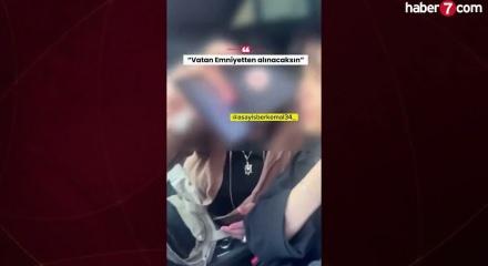 İstanbul'da trafikte kimlikli tehdit: Vatan Emniyetten alınacaksın