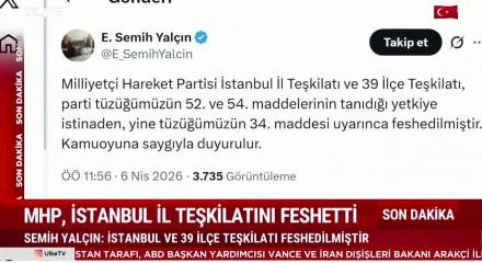 MHP İstanbul il teşkilatını feshetti