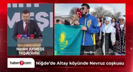 Niğde'de Altay k&ouml;y&uuml;nde Nevruz &ccedil;oşkusu