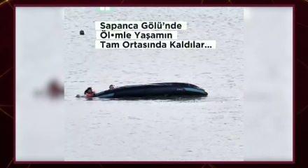 Sapanca G&ouml;l&uuml;&rsquo;nde bot alabora oldu: Yardımlarına Kano Milli Takımı yetişti