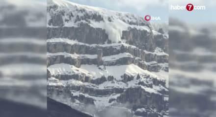 Şırnak'ta kar şelalesi mest etti