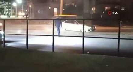 Trafikte drift atan s&uuml;r&uuml;c&uuml; g&ouml;zaltına alındı